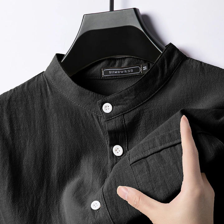 Urban Cotton-Linen Polo